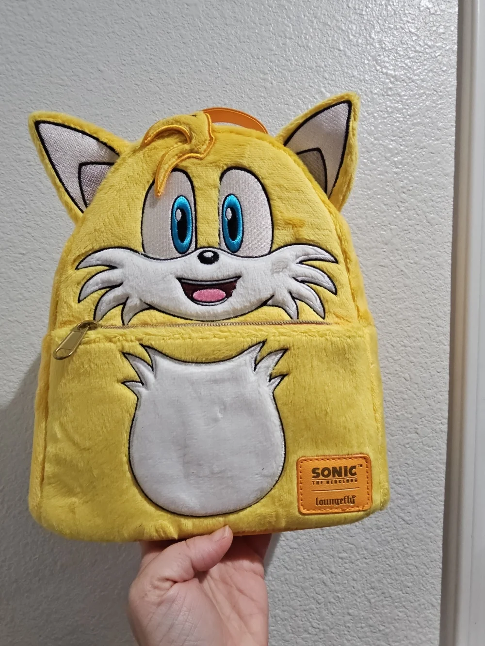 Loungefly Yellow Tails Plush Kids Backpack
